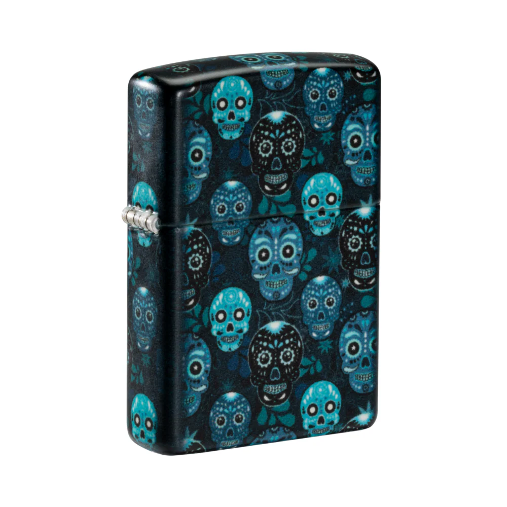 Zippo Lighter - Sugar Skulls Design