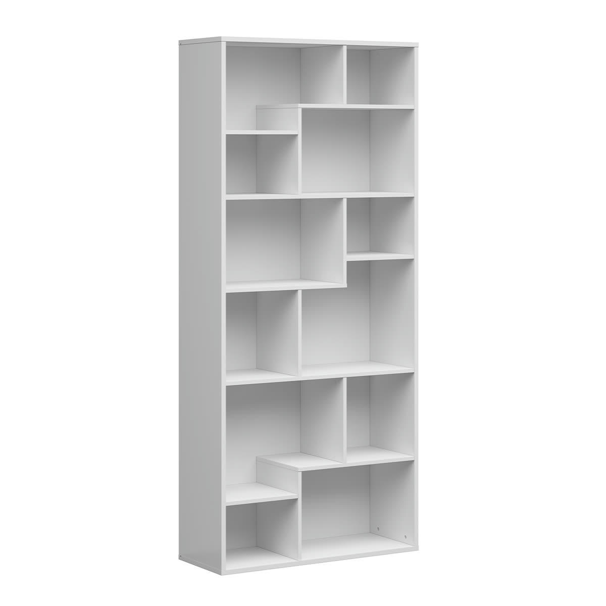 - Bibliothèque 197 cm blanc