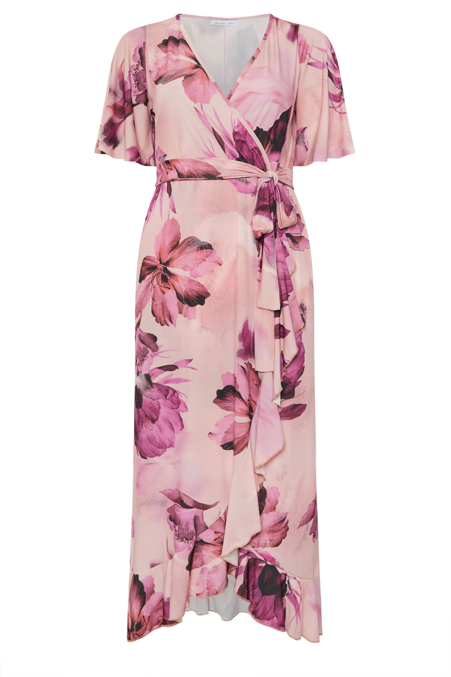 Yours Floral Wrap Dress