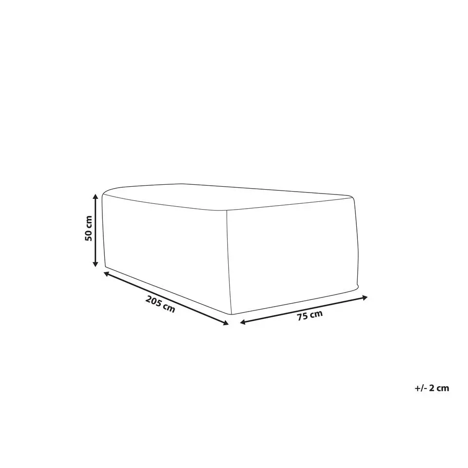 CHUVA - Beschermhoes voor ligstoelen - Grijs - Polyester