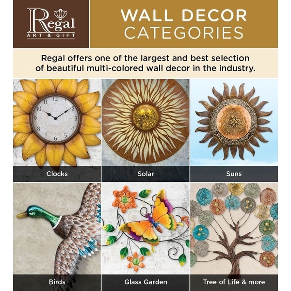 Paradise Solar Clock - Butterfly