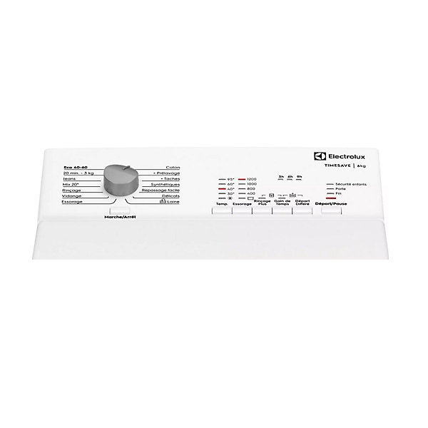 ELECTROLUX Lave-linge top 6kg essorage 1200 tr/mn - EWQ6412B