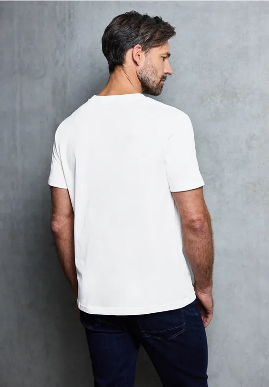 Basic T-Shirt mit Chestprint