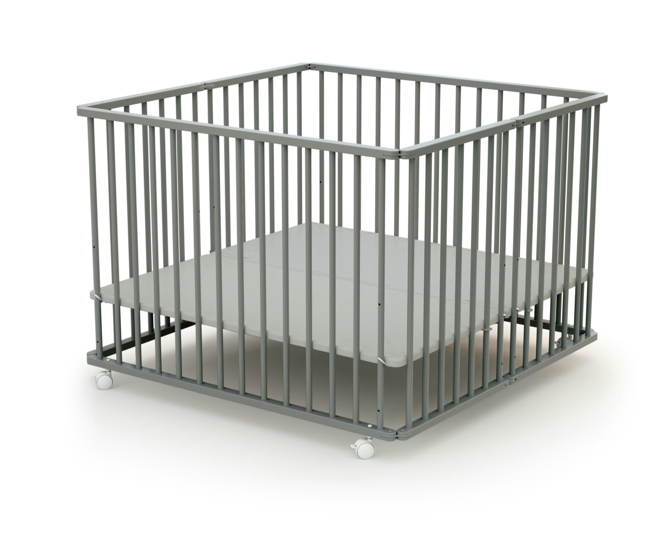 - Parc pliant 100x100 gris