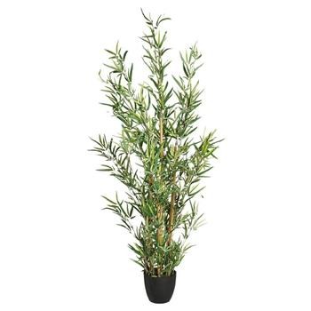 Sztuczny bambus 120cm w donicy czarnej