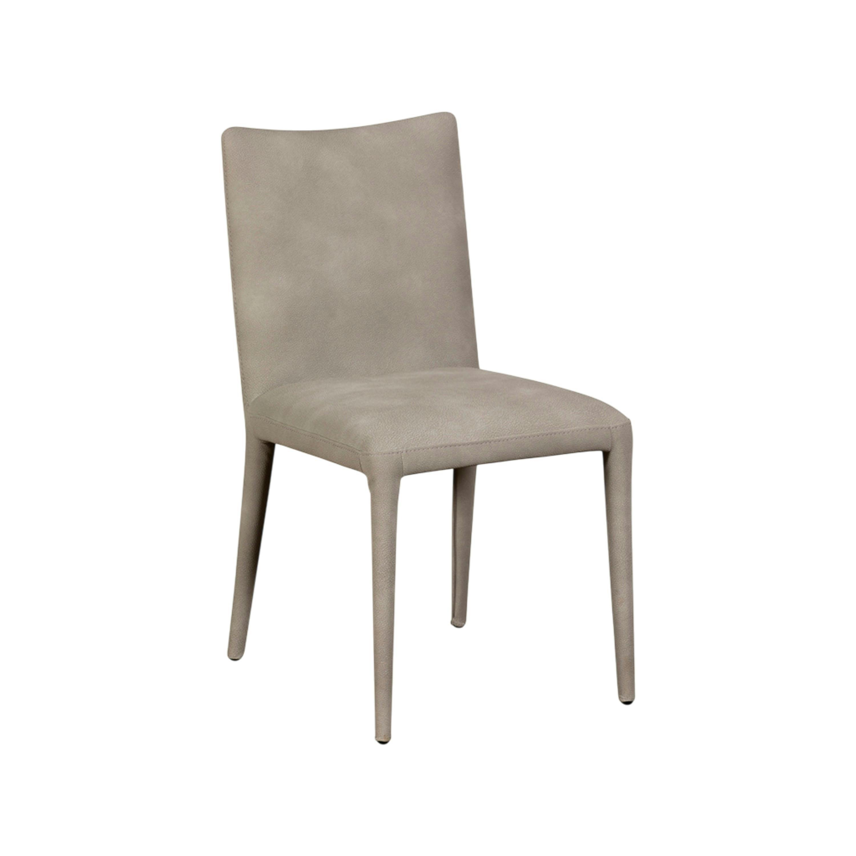 Chaise taupe moderne tout tissu (lot de 2) TREVI