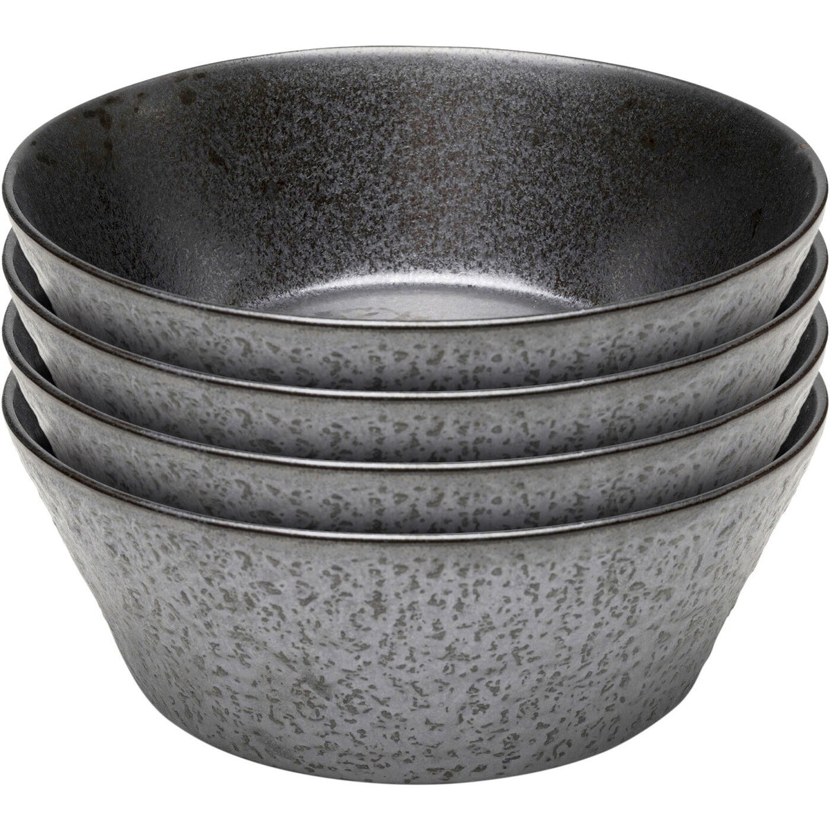Kare Design Kommen Cosmos zwart Ø21cm (4/set)