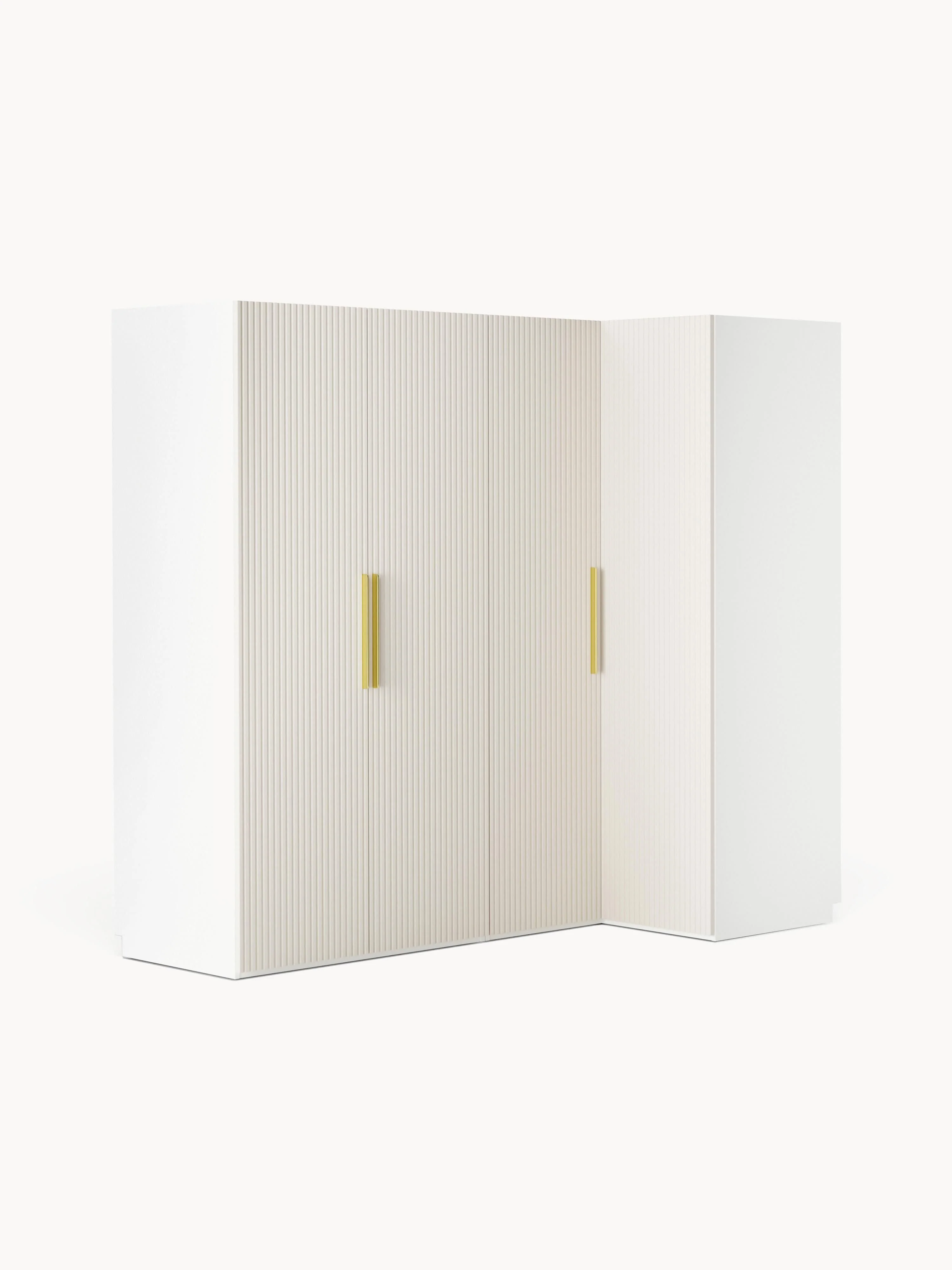 Modularer Eck-Kleiderschrank Simone, 215 cm Breite, in verschiedenen Größen