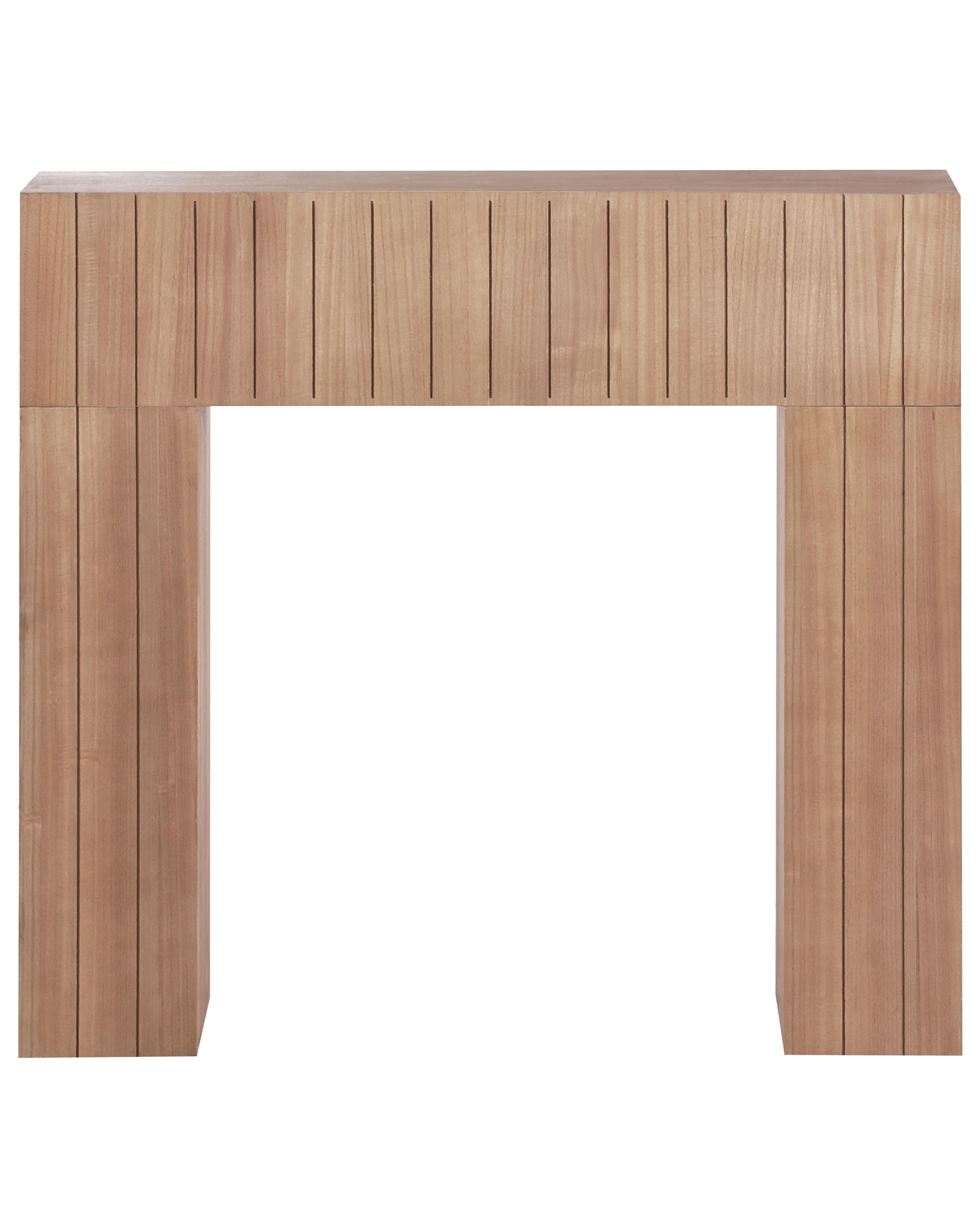 Fireplace Mantel BUNBURY Light Brown