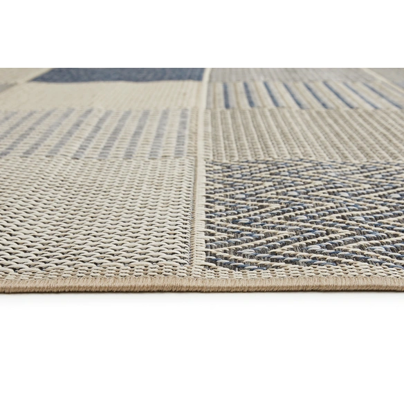 Teppich »Clyde«, 160x230 cm, beige-blau