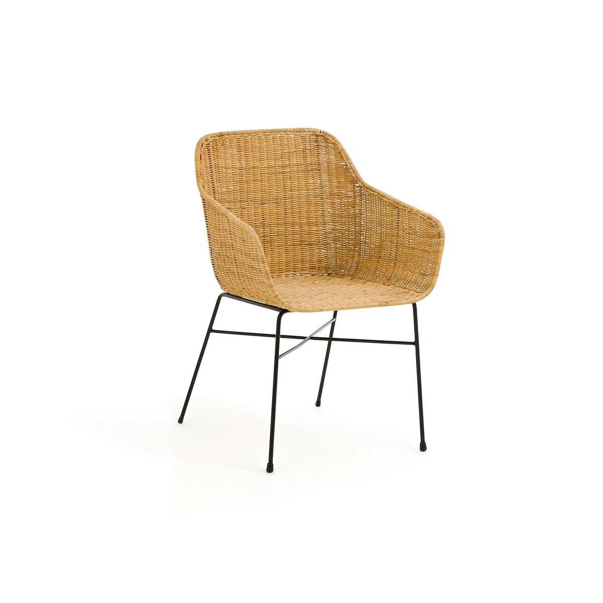 Fauteuil de table rotin tressé, Melawi