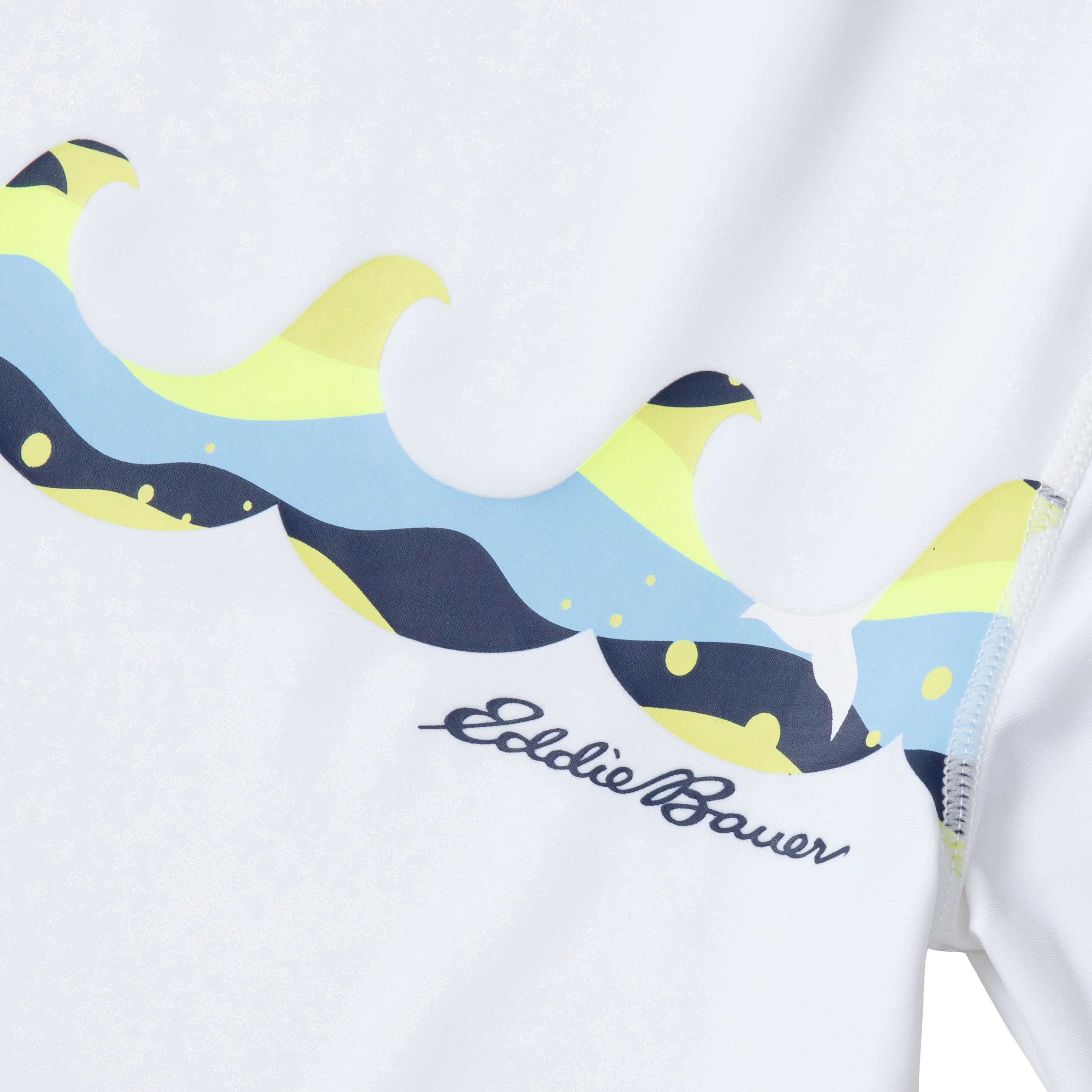 Boys Sea Spray Ss Rashguard Tee