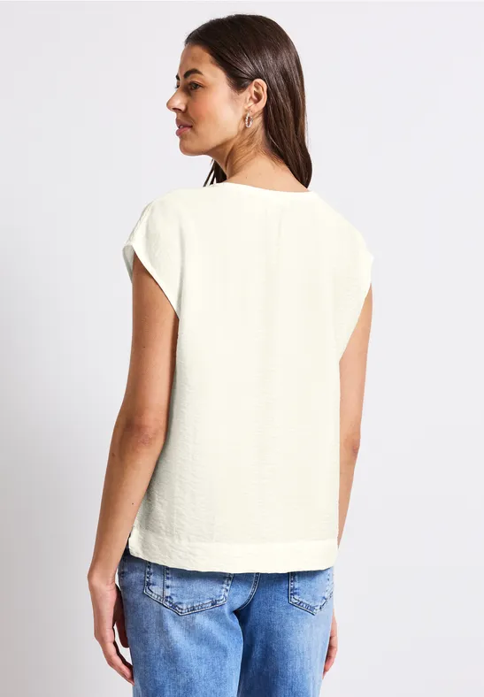 V-Neck Blusenshirt