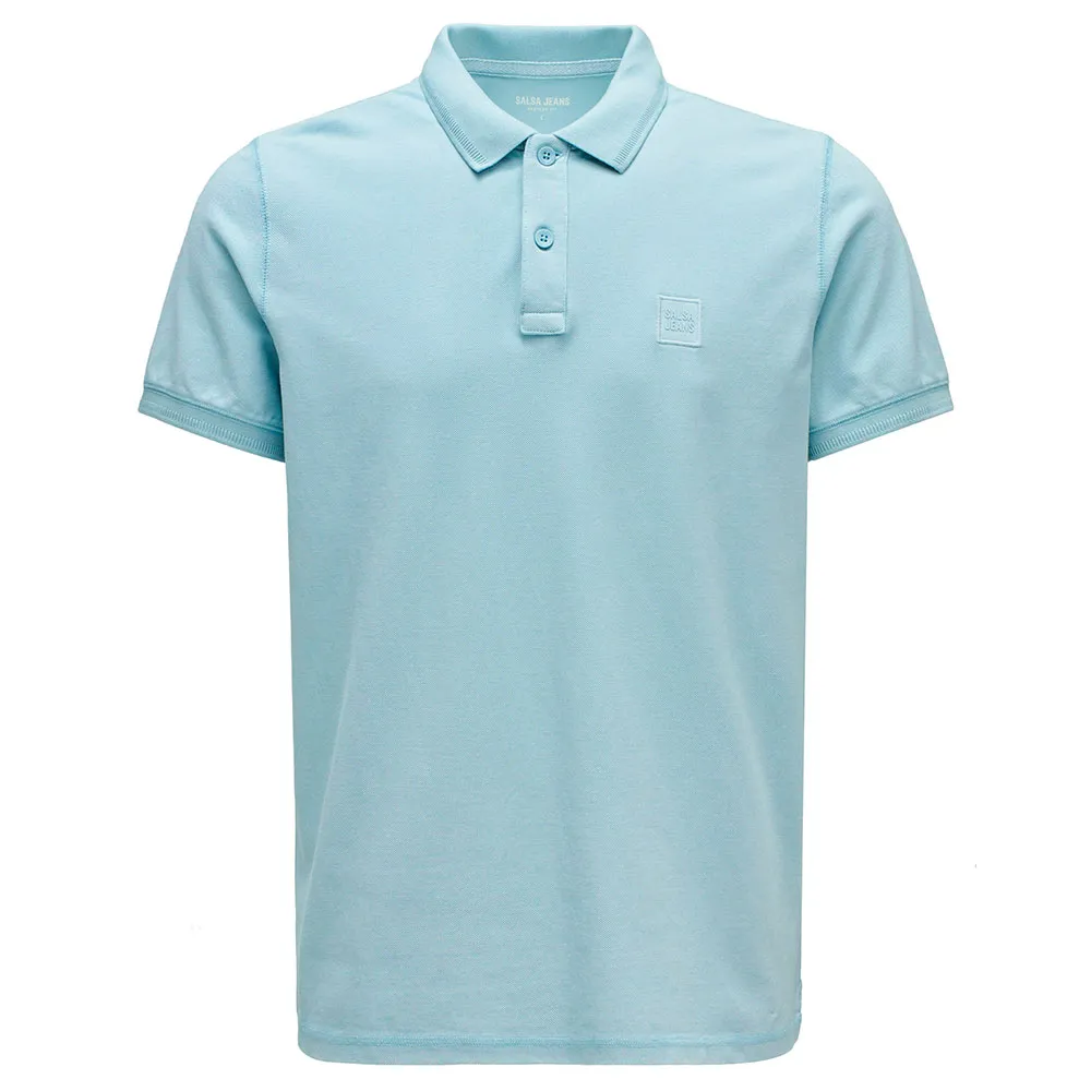 Salsa Jeans Washed Regular Fit short sleeve polo