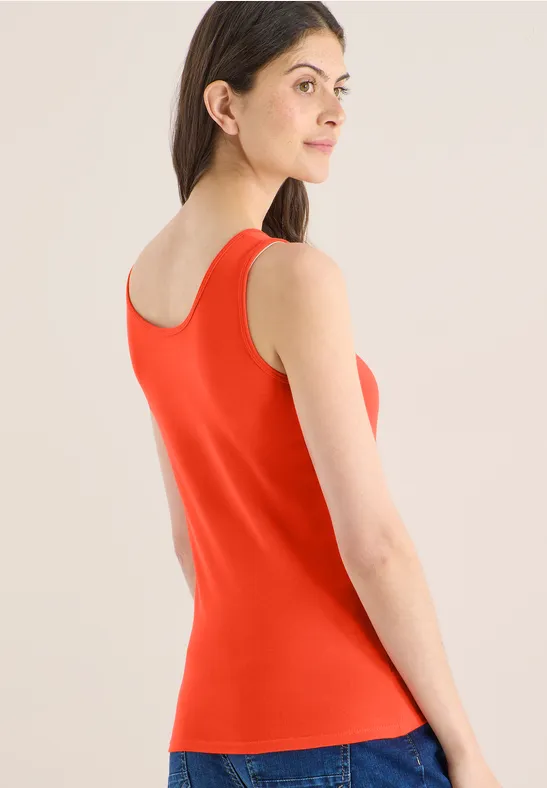 Basic Top aus reiner Baumwolle