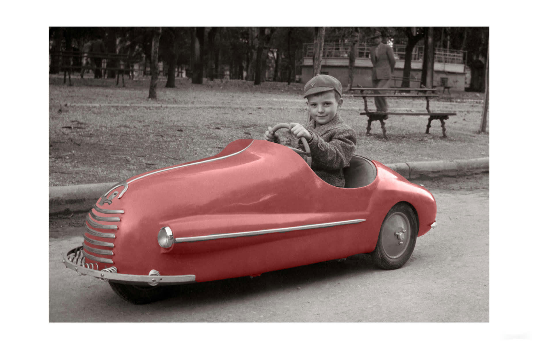 KELEPOQ COULEUR - Photo ancienne couleur enfance n°07 alu 30x45cm