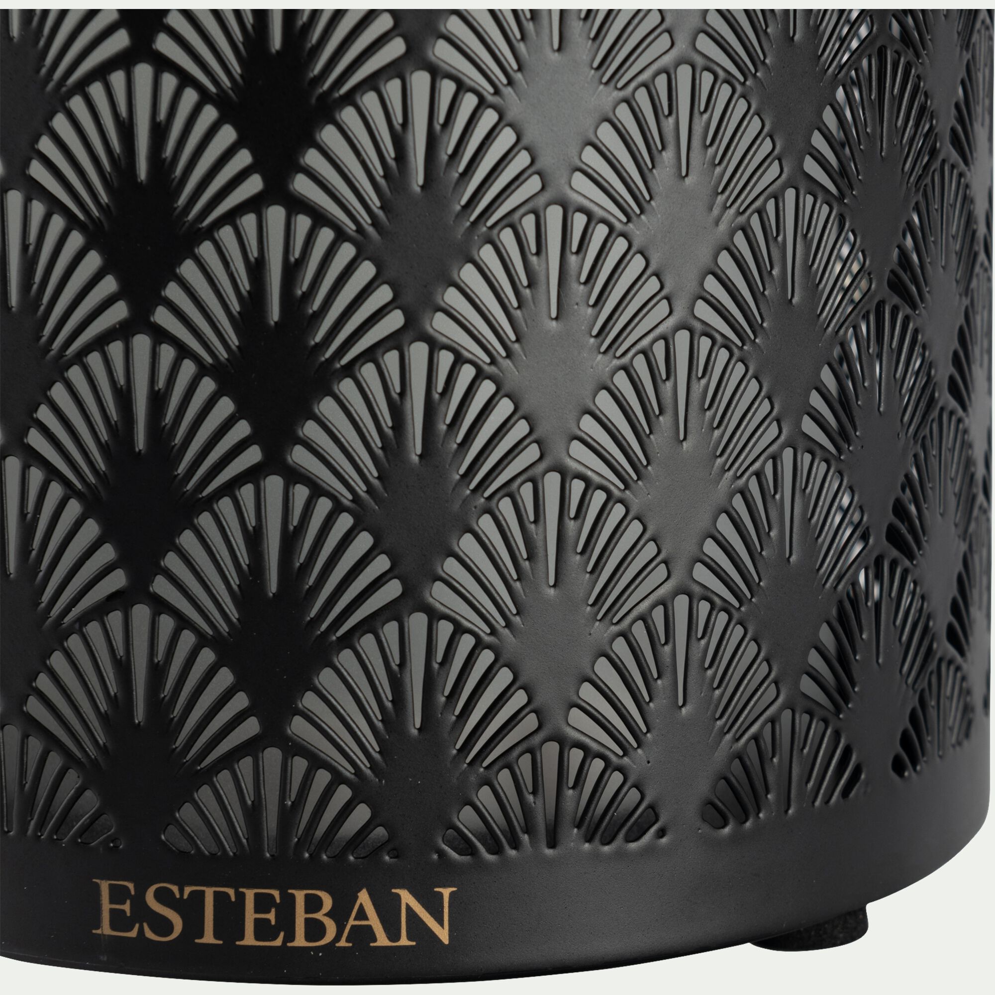 BRUME - Diffuseur de parfum électrique en métal noir lumière - 100ml