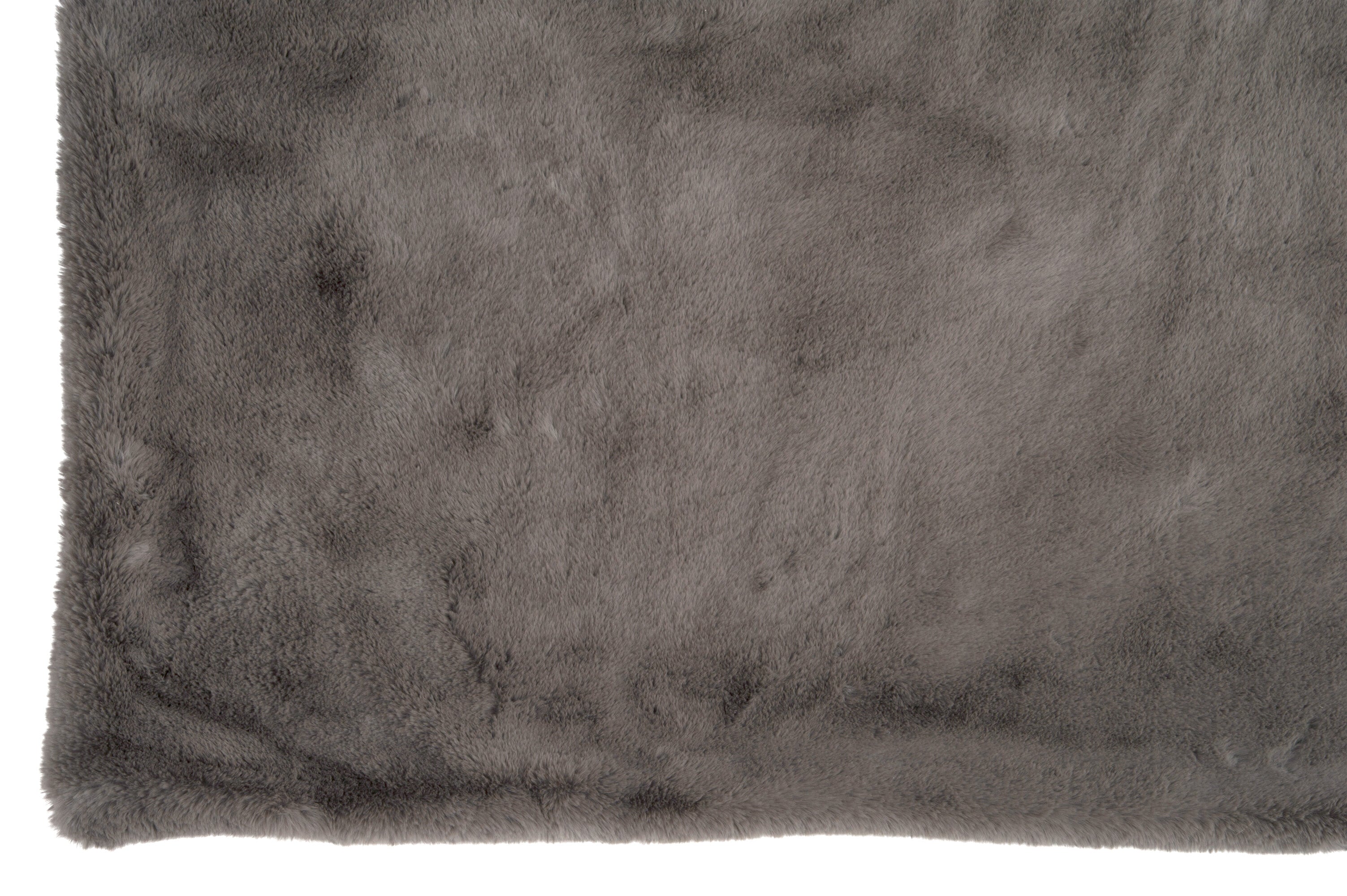 J-Line plaid Cutie - fleece deken – polyester – taupe - 180 x 130 cm