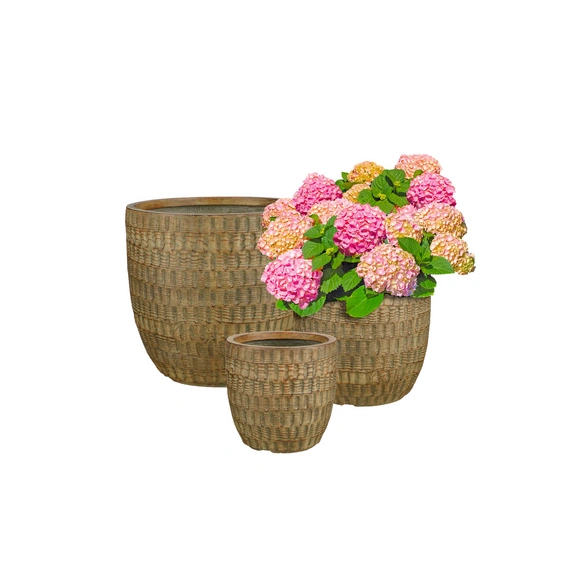 Korb »Marcia«, BxH: 33 x 33 cm, grau