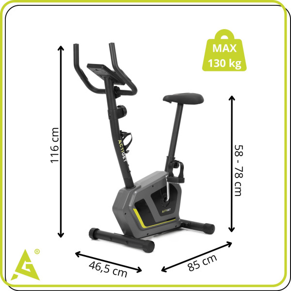Rowerek treningowy, magnetyczny do ćwiczeń ACTIGET cardio rower stacjonarny