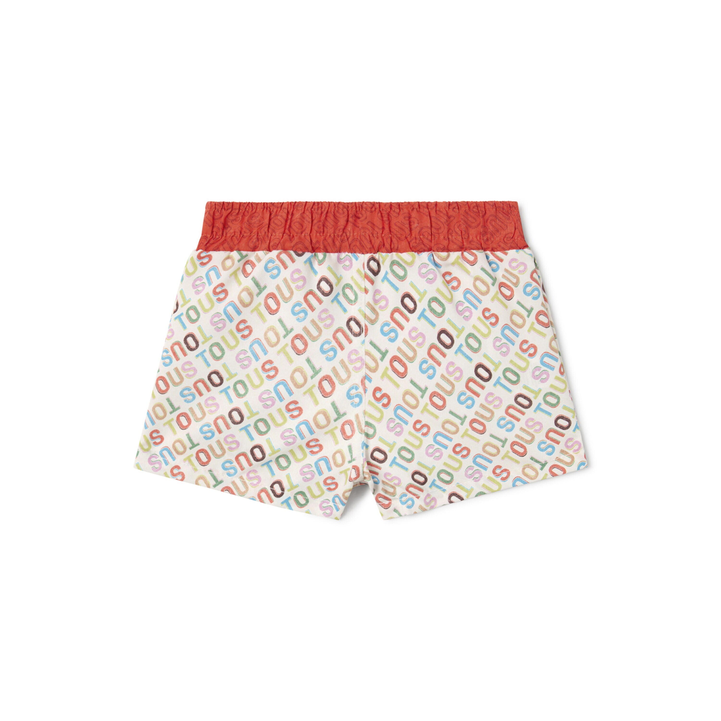 Bañador de niño Logo multicolor