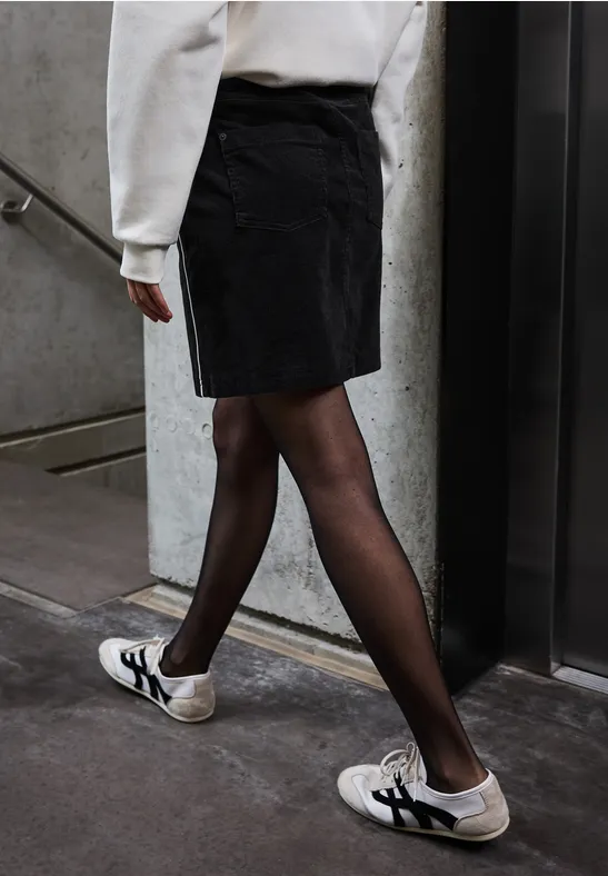 Cord-Rock mit Gallonstreifen