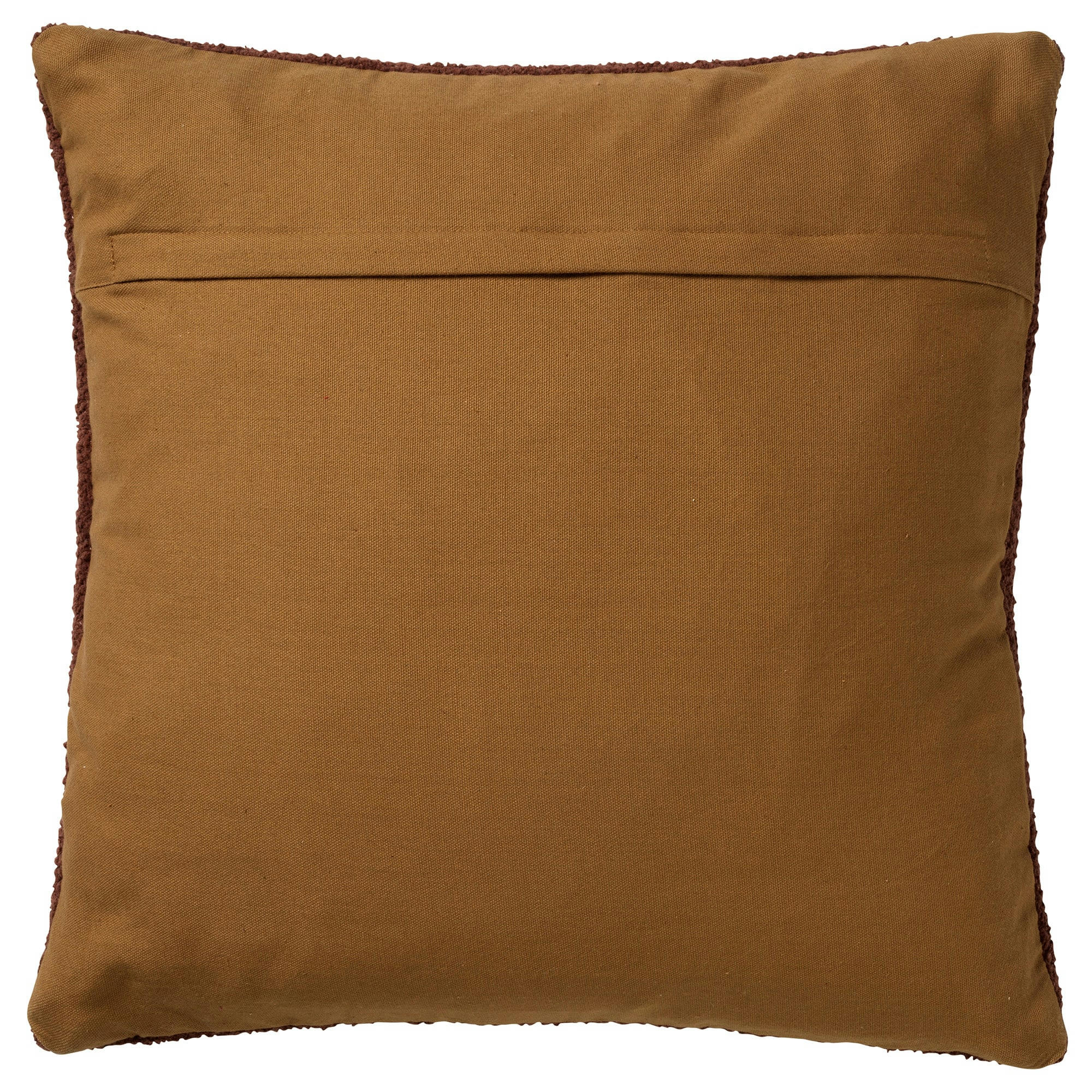KELIM MAURO - Housse de coussin marron en coton-45x45 cm avec motif