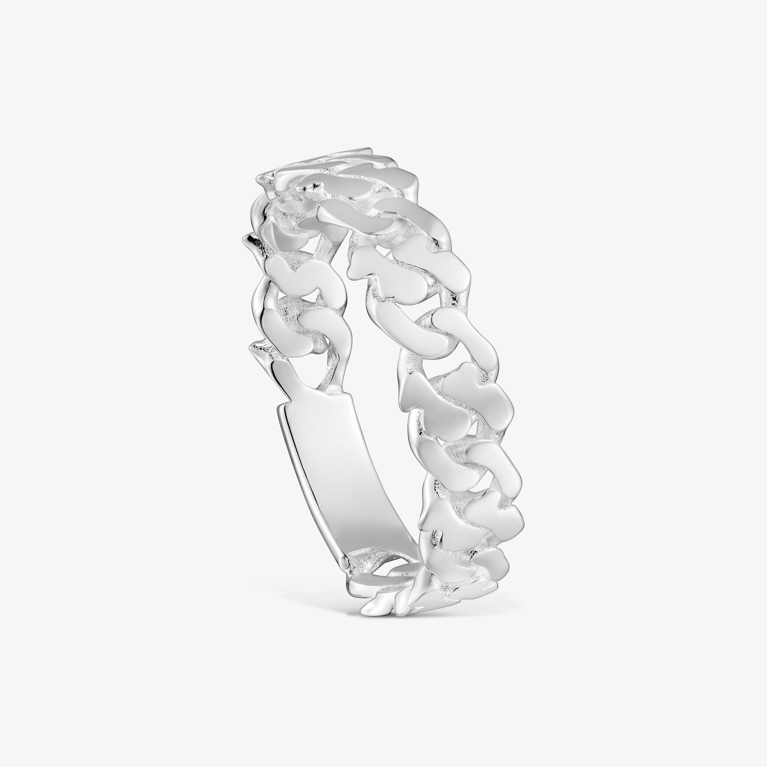 Anillo de plata 5 mm Bear's Chain