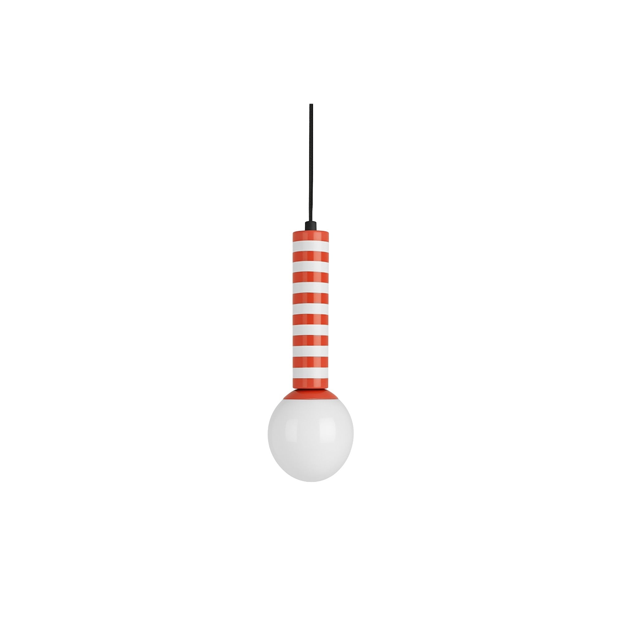 Leitmotiv hanglamp Rayado Retro - oranje - Ø12cm
