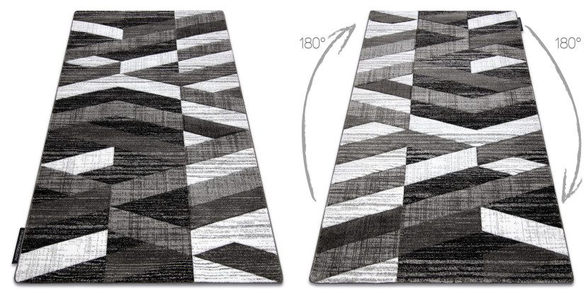Dywan ALTER Bax Pasy szary 80x150 cm