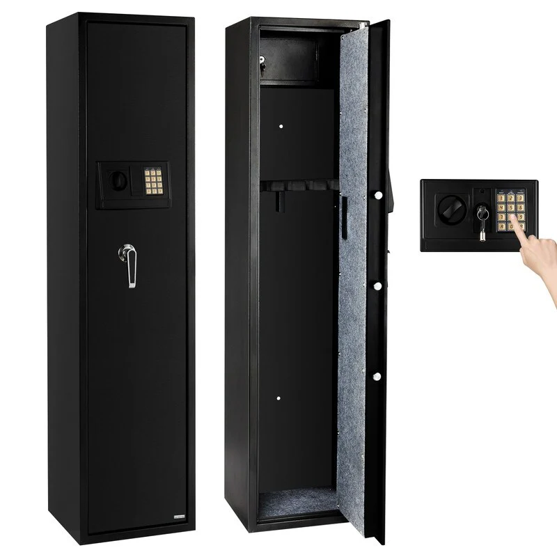 5 Gun Safe Security Keypad Lock Large Electronic Digital Steel Safe