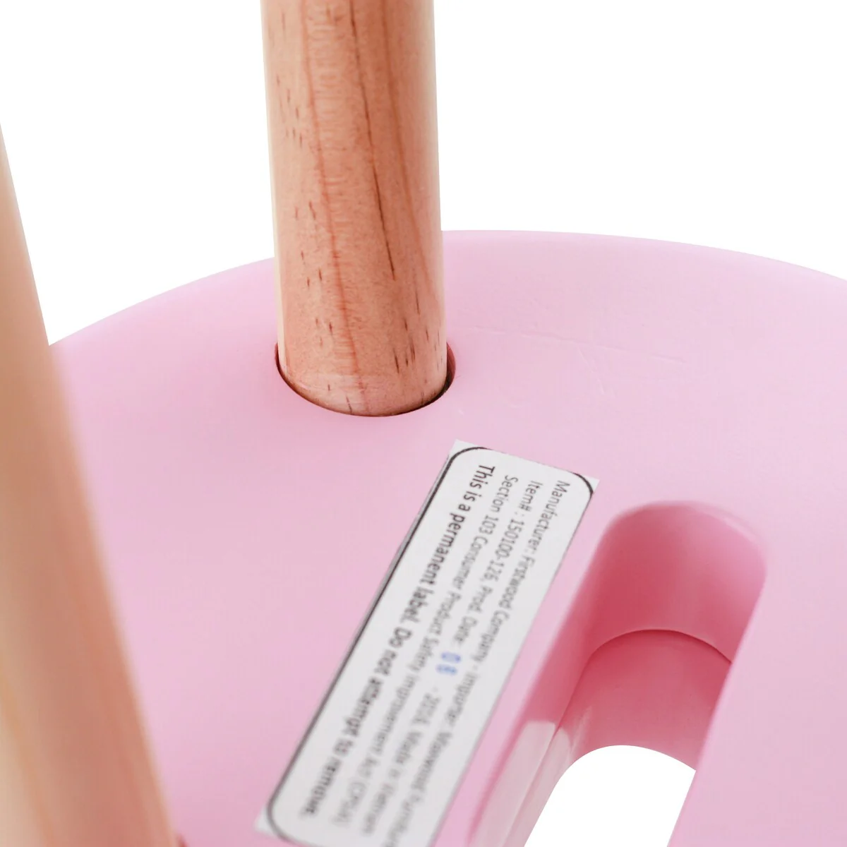 Max & Lily Kid's Wood Stool, Set of 2