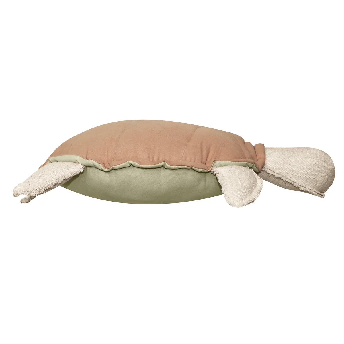 Lorena Canals - Sea Turtle Kissen, 30 x 45 cm, chestnut / natur