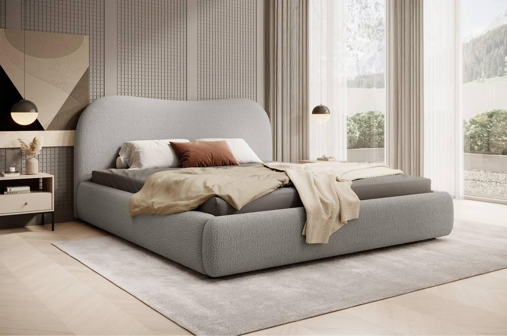 Bedframe Sombala bouclé 180 x 200 cm