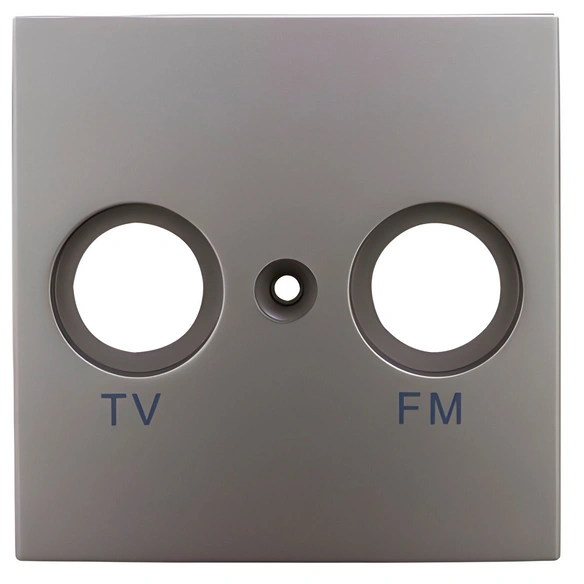 Studio Abdeckung Antenne TV/RF, Platin, Kunststoff