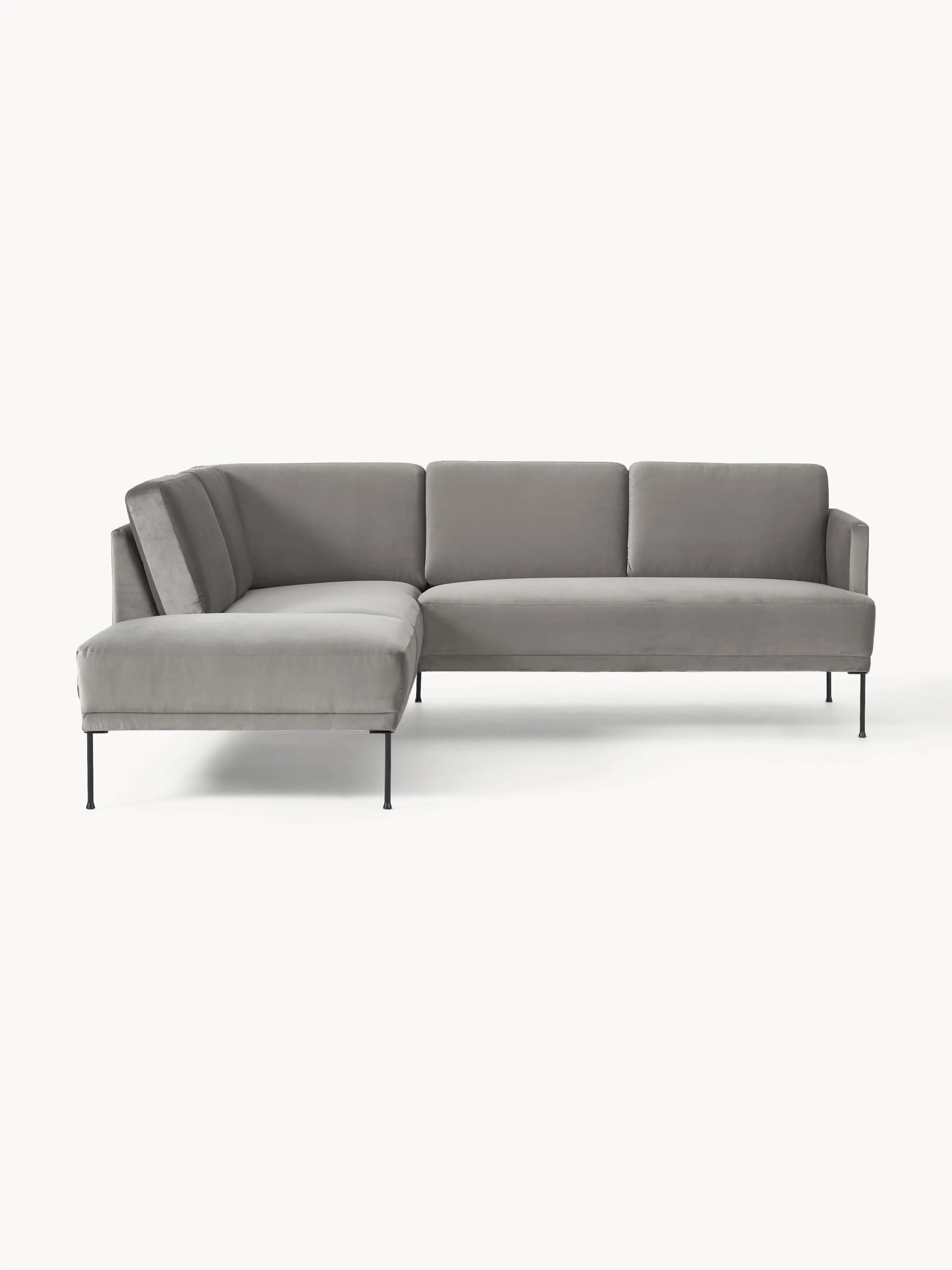 Samt-Ecksofa Fluente