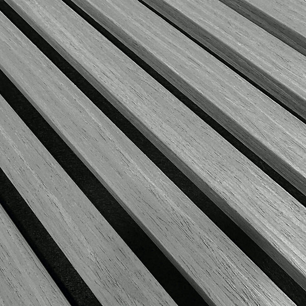 Panneau Mural Décoratif (effet tasseaux)- Gris