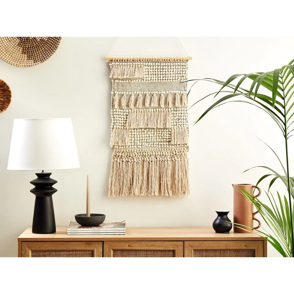 GUJRAT - Wanddecoratie - Beige - Katoen