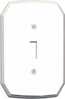 Atron Electro Industries 1037T Oversized Toggle Style Switch Plate, 1 Gang, White