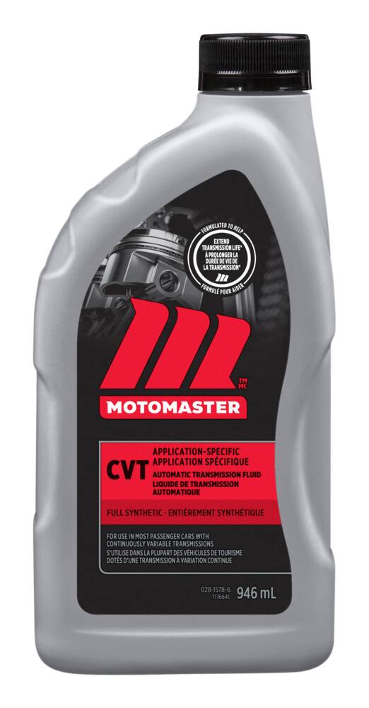 Moto Master Full Synthetic CVT Automatic Transmission Fluid, 946-mL