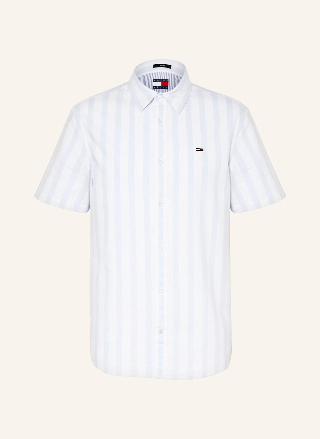 TOMMY JEANS Kurzarm-Hemd Regular Fit