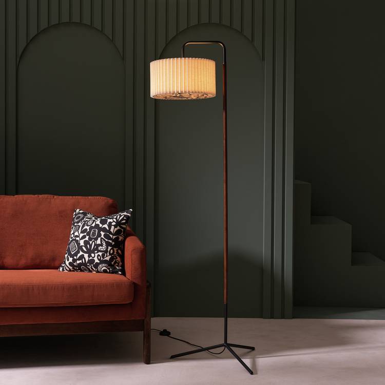 Habitat x Scion Kukkia Floor Lamp - Cream