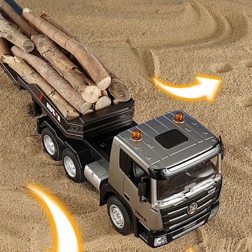NNEOBA RC Flat Truck 9-Channel Alloy Remote Control Trailer