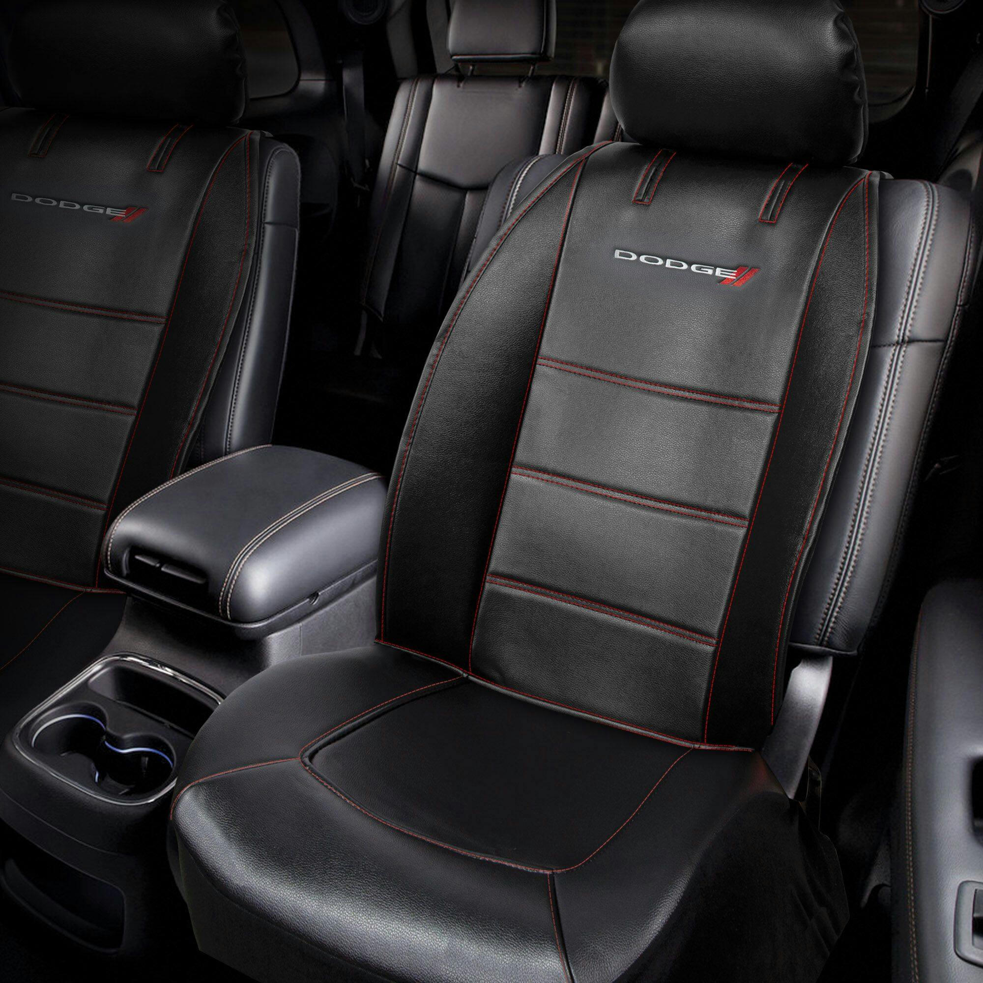 Dodge Deluxe Sideless Seat Cover, 3-pc