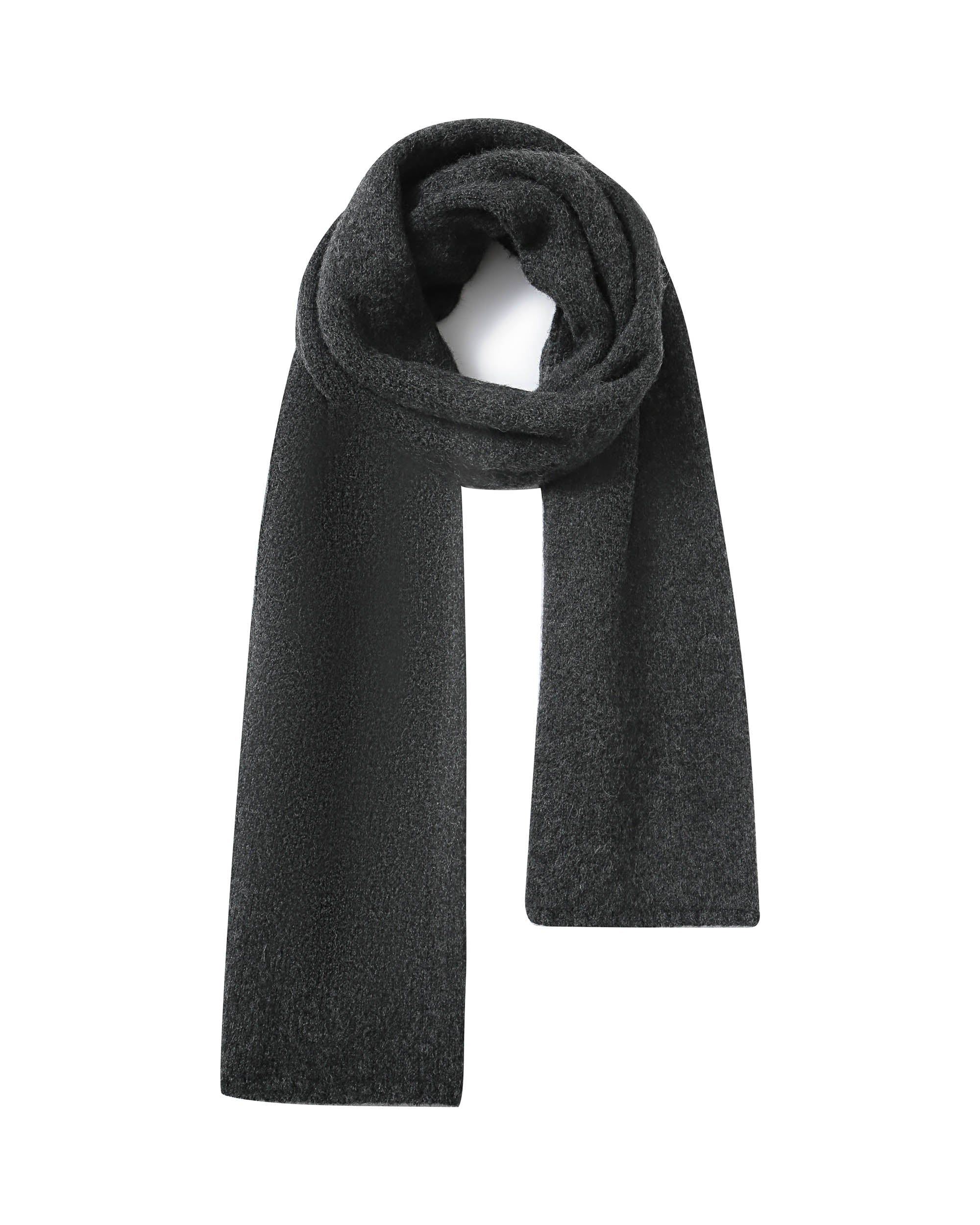 Echarpe en maille anthracite Sanguine