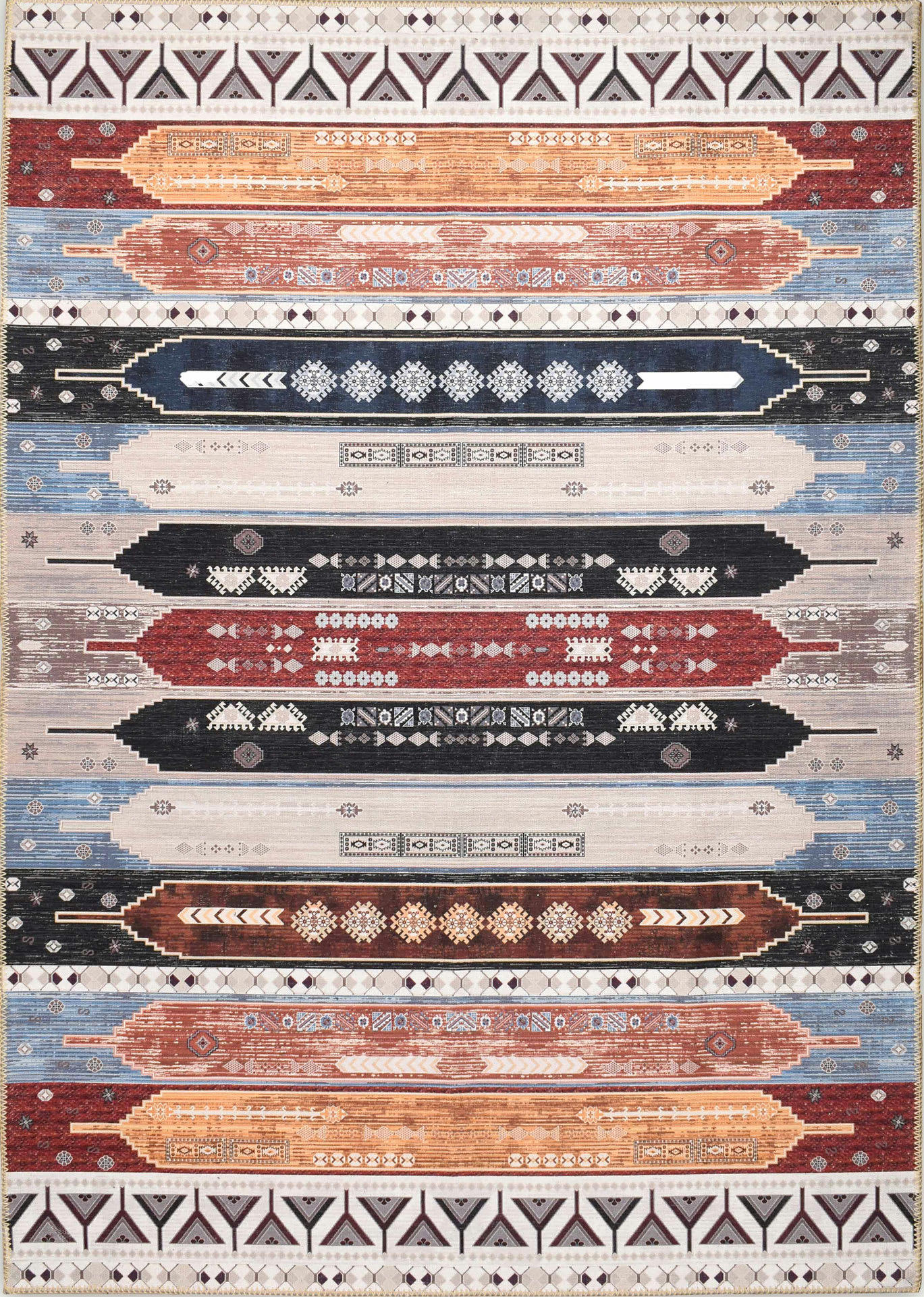 RADOM - Tapis vintage multicolore 200x290