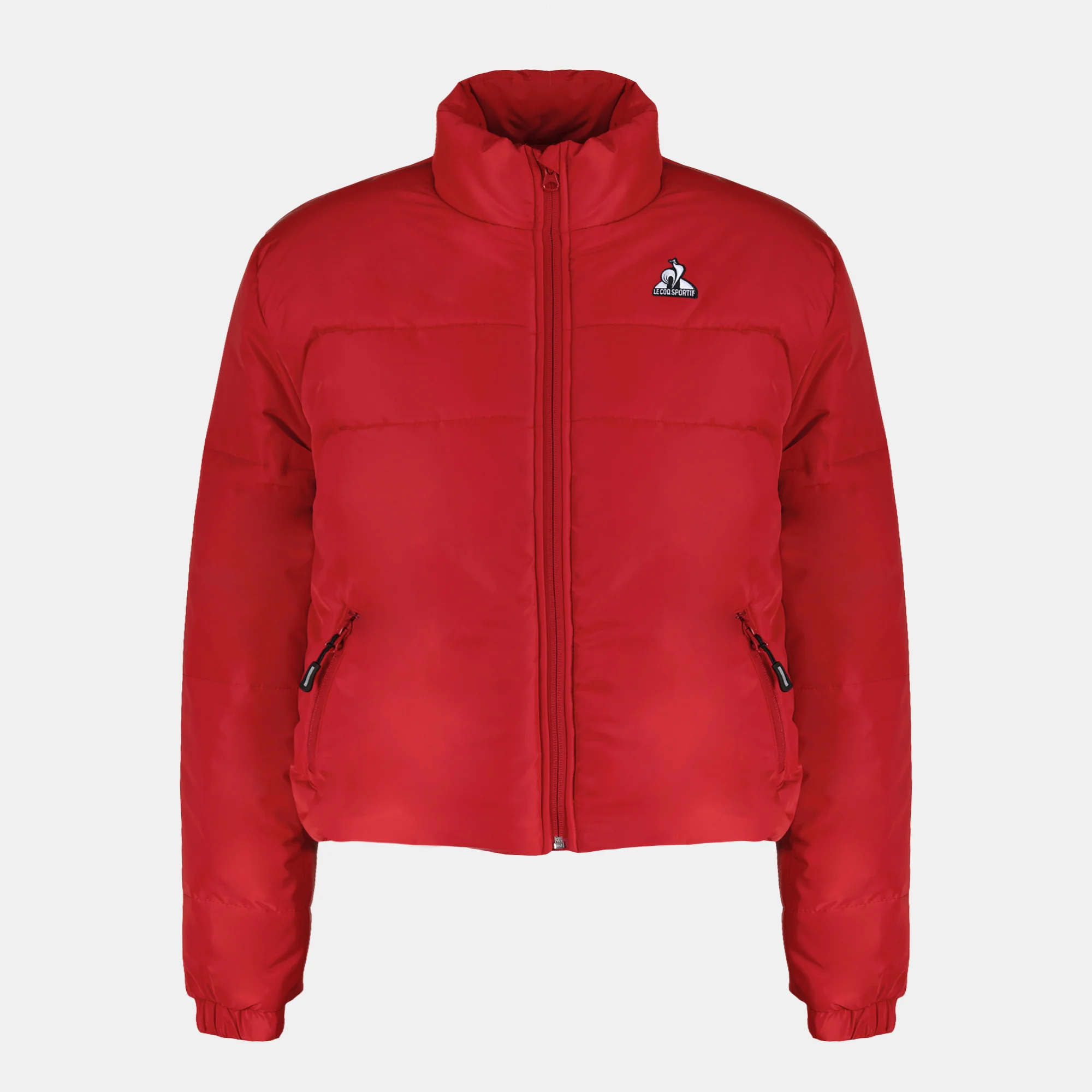 Doudoune courte Essentiel chaude et déperlante avec badge logo brodé