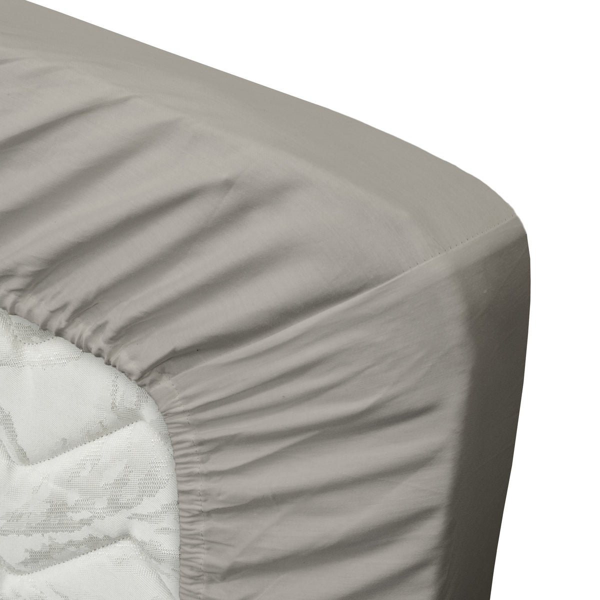 Ten Cate topper hoeslaken - 100% katoensatijn - 140x200 - grijs