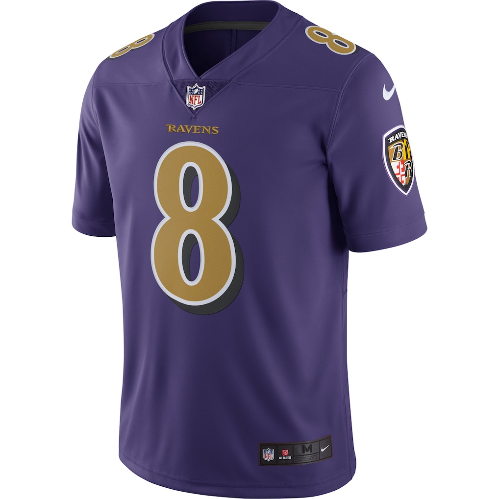 Lamar Jackson Baltimore Ravens Nike Color Rush Limited Player Jersey - Purple