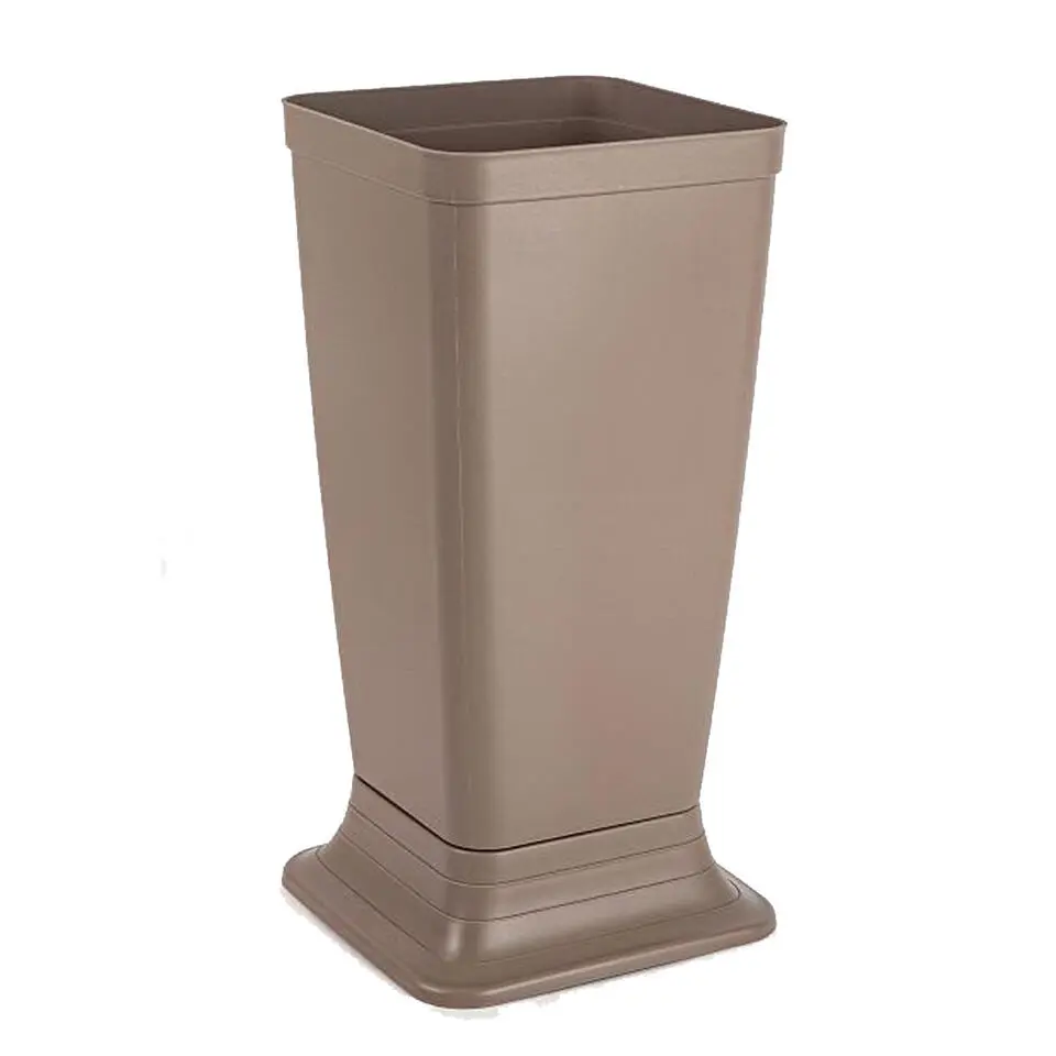 Plasticforte Paraplubak/houder - beige - kunststof - D26 x H52 cm